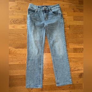 Hudson Mid Rise Slim Straight Jeans